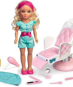 16″ Salon Fashion Doll with Salon Chair and Styling Accessories for Ages 3+
