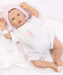 Paradise Galleries Realistic Reborn Newborn Girl Baby Doll 18 Inch Lifelike Rooted Hair 8 Piece Gift Set for Ages 3 and Up – Forever Yours Treasure 2