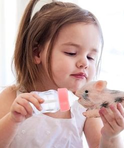 Silicone Mini Animals Pig Set, 5 Inch Toys for Girls & Boys, Realistic Cute Baby Piggy Doll Soft Body, Item for Kids, Her, Birthday, Christmas Stocking Stuffers 2