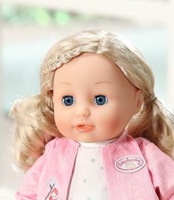 Zapf Creation 709863 Little Sophia 36 cm – weiche Puppe mit langen blonden Haaren, blauen Schlafaugen, INKL. Puppenkleidung. 2