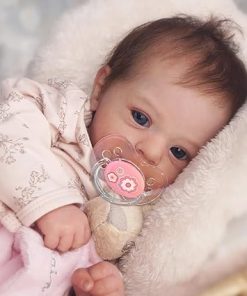 Zero Pam Life Like Reborn Baby Dolls Felicia 19 Inch Real Soft Baby Girl Realistic Newborn Babies Dolls Adorable Real Life Babies Doll with Accesorries for Kids