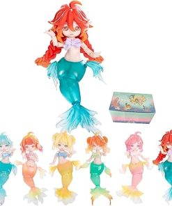 BJD Dolls Blind Box,Kawaii BJD Dolls Yunlai Mermaid Series Ball Jointed Doll Collectable Action Figure Posable Dress Up Doll for Girls Birthday Party Gift