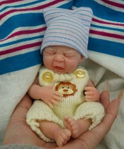 7″ Girl Micro Preemie Full Body Silicone Baby Doll Susie Lifelike Mini Reborn Doll