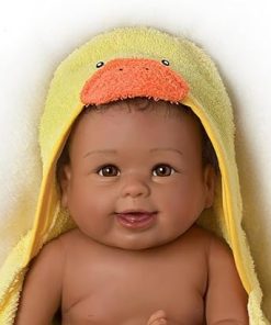 The Ashton-Drake Galleries Rub-A-Dub-Dub, Layla Baby Doll with Ducky Towel 2