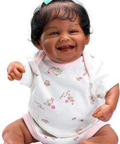 African American Reborn Baby Dolls Black Realistic Laughing 20 inch Full Silicone Body Girl Newborn Doll