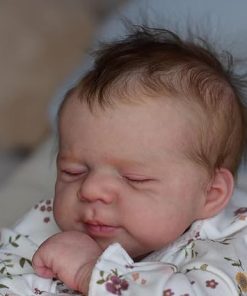 Zero Pam Realistic Reborn Baby Dolls 18 Inch Real Life Reborn Baby Dolls That Look Real Posable Sleeping Newborn Babies Doll with Feeding Accessories for Kids Over 3 Years