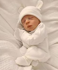 TERABITHIA Lifelike Reborn Baby Dolls Crafted in Cuddly Cloth Body – 18Inches Sleeping Realistic Newborn Baby Girl Dolls That Look Real and Feel Real