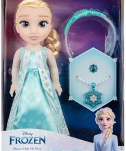 Disney Jakks Pacific Princess Share with Me Elsa Toddler Doll with Child-Sized Accessories