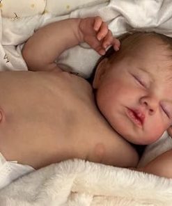 Zero Pam Reborn Baby Boy Doll Silicone Full Body 20 Inch Lifelike Waterproof Newborn Baby Doll Realistic Washable Reborn Toddler Anatomically Correct Vinyl Dolls for Girls