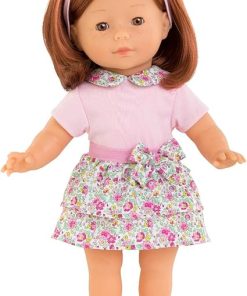 Corolle Ma Pia 14″ Doll – with Pink Floral Outfit and Matching Headband, Soft-Body, Sleeping Eyes and Vanilla Scent, for Ages 4 Years and up