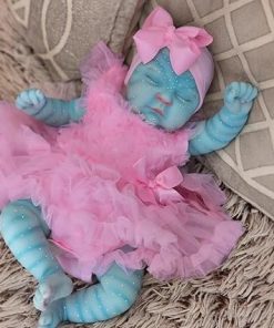 Zero Pam Reborn Avatar Baby Dolls Silicone Full Body – 20 Inch Realistic Baby Dolls That Look Real Avatar Doll, Lifelike Baby Doll Anatomically Correct, Sleeping Girl Babies for Kids