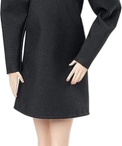 Barbie Fashion Model Collection Best in Black Doll, Approx..12-in Signature Doll with Silkstone Body Wearing Black Dress and Accessories, with Certificate of Authenticity
