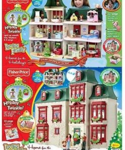 Fisher Price Loving family Exclusive Holiday Dollhouse Fully Furnished with 50 accessories 2