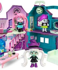 Terrific Mansion Playset Full of Surprises and Magic, Includes Witch Figure, Glow in The Dark Accessories, for Kids/Ages 4 Years Old, Famous, (PNY48000) 2