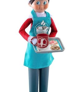 The Elf on the Shelf Christmas Tradition Box Set with Elf (Light Tone Girl), Story Book and MagiFreez Cocoa to Go Barista Accessory Set (Multi-Item Bundle) 2