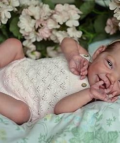 Zero Pam Realistic Reborn Baby Dolls Silicone Full Body 20 Inch Real Baby Baby Dolls That Look Real Anatomically Correct Newborn Dolls Girl Real Looking Baby Dolls with Accessories