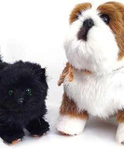 Little House on The Prairie Pets for 18 Inch Dolls Black Susan Cat and Jack The Bulldog, Compatible with American Girl, by The Queen’s Treasures 2