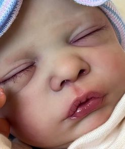 Zero Pam Reborn Baby Doll-20 in Realistic Baby Doll, 3D Painted Skin Cloth Body Posable Real Life Newborn Babies, Silicone Reborn Dolls with Accessories 2