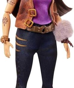 Mattel Disney Zombies 2 Toys, Wynter Barkowitz Werewolf Fashion Doll Wearing Rocker Outfit & Accessories, 11 Bendable “Joints”