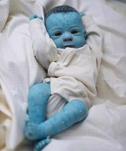 Zero Pam Lifelike Reborn Baby Dolls 19inch Avatar Baby Doll Realistic Silicone Vinyl Newborn Real Life Like Baby Dolls That Look Real Cloth Body Baby Dolls Avatar Reborn 2
