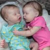 20 Inch Reborn Baby Dolls Realistic Newborn Real Life Baby Dolls Cute Face with Outfit & Accessories Gift for Age 3+ 4