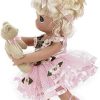 The Doll Maker Precious Moments Dolls, Linda Rick, Dance with Me, Ballerina, Blonde, 9 inch Doll