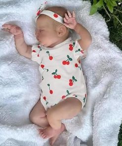 Zero Pam Reborn Baby Dolls Girls 19 Inch Vinyl Silicone Baby Doll Reborn Dolls Sleeping Like Real Babies with Feeding Accessories for Girls Toys