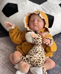 20 Inch Realistic Newborn Baby Dolls That Look Real Lifelike Reborn Baby Dolls Soft Body Sweet Sleeping Baby Girl Doll with Accessories 2