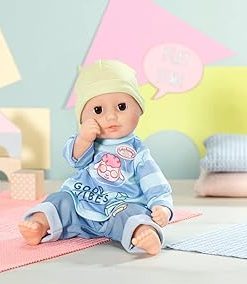 706558 Shirt & Trousers Two-Piece Outfit to Fit Little 36cm Dolls-Suitable for Children Aged 1+ Years-Includes Top, Trousers, Hat and Clothes hanger-706558 2