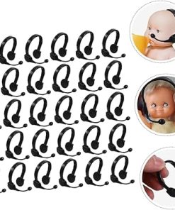 VANZACK 5sets Dollhouse Accessories Earphone Doll Dressing Accessories Simulated Earphone Plaything Doll Dressing Fittings Tool 100pcs*5 2