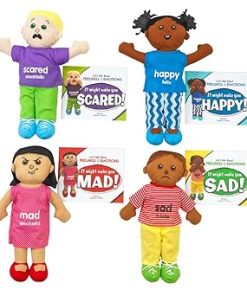 Excellerations Emotions Book and Dolls – Set of 8