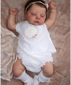 Zero Pam Reborn Baby Dolls-20 in Realistic Baby Doll, 3D Painted Skin Cloth Body Real Life Babys Dolls, Lifelike Newborn Babies, Silicone Reborn Dolls with Accessories 2