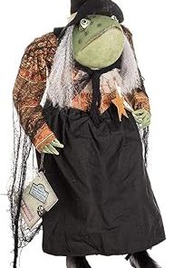 GALLERIE II Winifred Toad Halloween Witch Joe Spencer Gathered Traditions Art Doll 33 inch