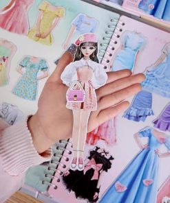 Magnetic Princess Dress Up Paper Doll, 2025 Paper Dolls Magnetic Dress Up Dolls for Girls Ages 4-7, Pretend Play Toys Magnet People Clothes Puzzles Game for Girls Imagine Set Birthday Gift (Mix 8Sets) 2