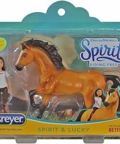 Breyer Spirit Riding Free – Spirit and Lucky Small Horse and Doll Toy Set 2