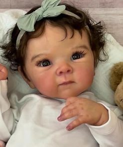 Zero Pam Reborn Baby Dolls Silicone Full Body-20 in Realistic Baby Doll, 3D Skin Anatomically Correct Girl, Real Life Newborn Doll, Full Silicone Reborn Dolls with Accessories
