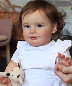 Anano Chubby Reborn Baby Dolls That Look Real 24 Inch Reborn Toddler Doll Lifelike American Life Size Baby Girl Cute Handmade Silicone Babies Real Life Looking Simulated Infant