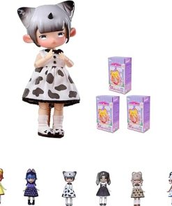 BJD Dolls Blind Box,Kawaii BJD Dolls Penny’s Treasure Box Series-Natural Secrets 1/12 Ball Jointed Doll Collectable Action Figure Posable Dress Up Doll for Girls Gift Toys