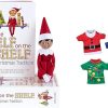 The Elf on The Shelf Claus Couture 2024 Complete 6 Set: PJs, 2 Dresses, Chef, Skateboarder, Football 4