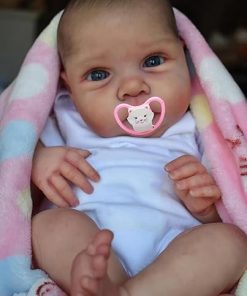TERABITHIA 20 Inch Real Baby Size Painted Hair Lifelike Reborn Baby Doll with Soft Weighted Cloth Body Realistic Newborn Cuddly Doll That Looks Real 2