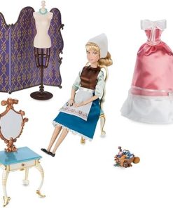 Disney Store Official Cinderella Classic Doll and Vanity Playset – Enchanting Toy Figure Set with Accessories for Kids – Suitable for Ages 3 and Up