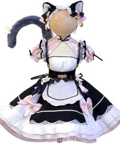BJD Doll 1/3 – Female Doll Clothes, Adorable Cat Maid and Maid Outfits (Clothes Only, No Doll’s Body, Wig, Shoes, etc and Other Accessories)
