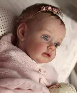 Zero Pam Lifelike Reborn Baby Dolls Cloth Body Girl 20 Inch Posable Newborn Toddler Babies Lovely Baby Dolls That Look Real with Full Accessories for Kids 3+ 2