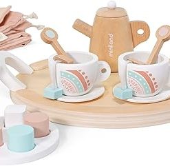 Miniland Doll Wooden Tea Set – Quality, ECO, Imaginative