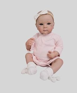 Realistic Reborn Baby Dolls – 18 Inch Soft Silicone Full Body Vinyl Lifelike Newborn Baby Dolls Poseable Real Life Babies Girls Dolls with Toy Accessories for Kids Age 3+ 2