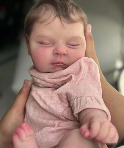 -20 Inch Reborn Baby Dolls Realistic Newborn Bebe Sleeping Baby Dolls Cute Face with Outfit & Accessories Playmates for Age 3+ 2