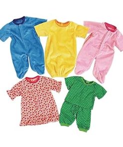 Excellerations 13″-17″ Multi-Size Doll Sleepwear (Item # SLEEPSET2)
