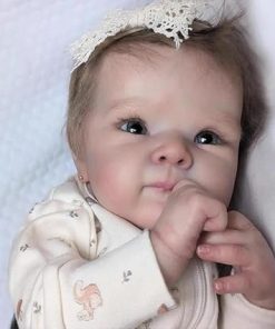 Zero Pam Reborn Baby Dolls Silicone Full Body-18 in Anatomically Correct Girl, Realistic Baby Doll, Full Silicone Reborn Dolls, 3D Skin Posable Real Life Babys Doll with Accessories 2