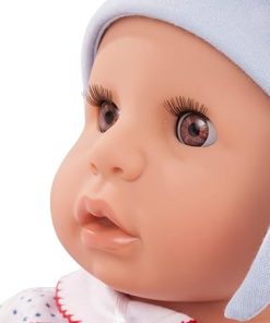 Gotz Cookie 19″ Soft Baby Boy Doll with Brown Sleeping Eyes & Accessories for Ages 3 and Up 2