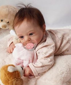 Zero Pam Realistic Reborn Baby Dolls, 20 Inch Lovely Newborn Baby Dolls Full Body Girl Soft Vinyl, Anatomically Correct Baby Doll with Full Accessories